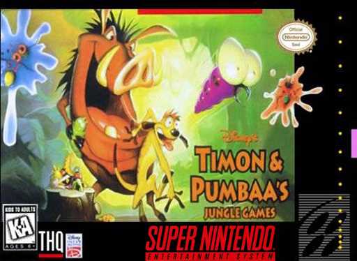 Timon & Pumbaas Jungle Games  Snes